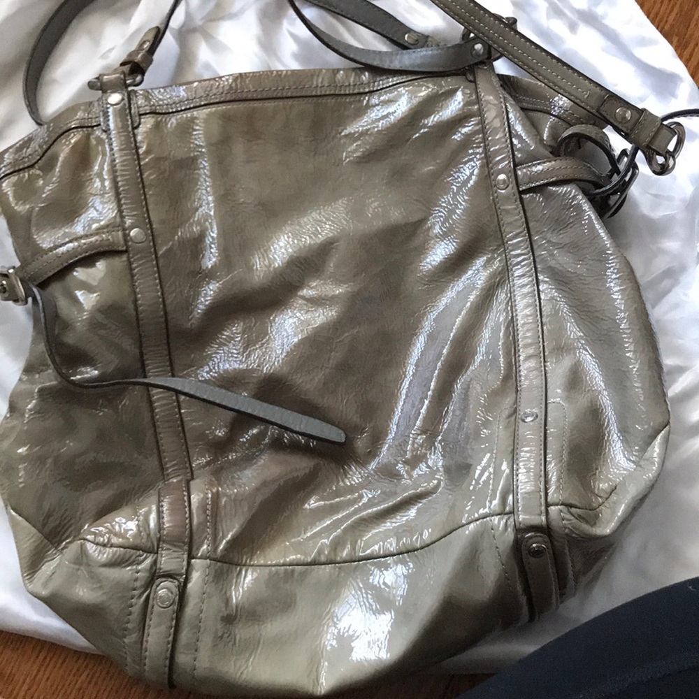 Large Gray Coach bag - Picture 5 of 6